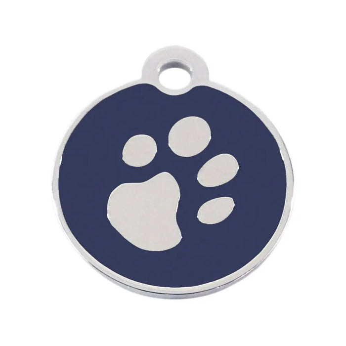 Identification plate for collar Imarc Circle Blue Silver - Домашни Животни<<<Дом Градина<<<BigBuy&&&Пътуване и