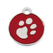 Identification plate for collar Imarc Circle Red Silver - Домашни Животни<<<Дом Градина<<<BigBuy&&&Пътуване и