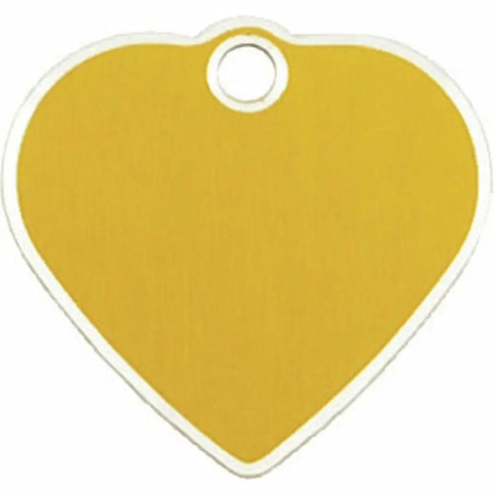 Identification plate for collar Imarc Golden Heart Aluminium - Домашни Животни<<<Дом Градина<<<BigBuy&&&Пътуване и