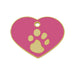 Identification plate for collar Imarc Heart Pink Golden - Домашни Животни<<<Дом Градина<<<BigBuy&&&Пътуване и