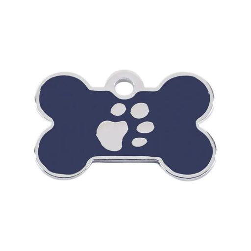 Identification plate Imarc Bone Blue Silver - Домашни Животни<<<Дом Градина<<<BigBuy&&&Пътуване и разходки<<<Домашни