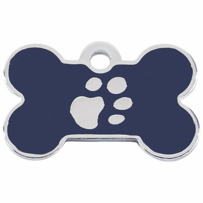 Identification plate Imarc Bone Blue Silver - Домашни Животни<<<Дом Градина<<<BigBuy&&&Пътуване и разходки<<<Домашни