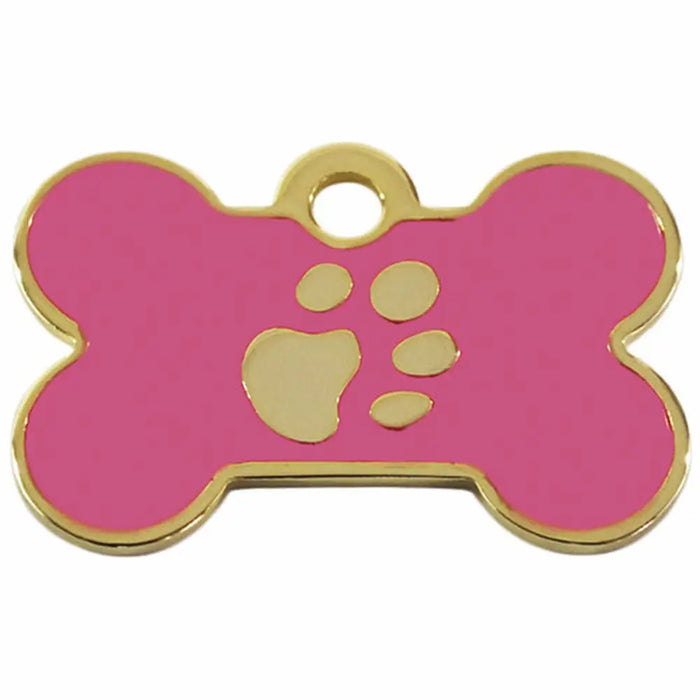 Identification plate Imarc Bone Pink Golden - Домашни Животни<<<Дом Градина<<<BigBuy&&&Пътуване и разходки<<<Домашни