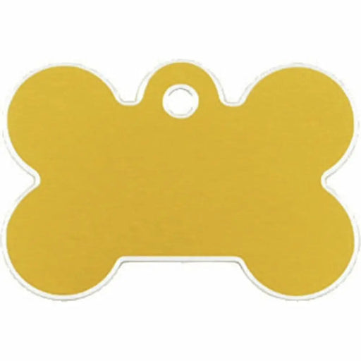 Identification plate Imarc Bone Yellow Golden - Домашни Животни<<<Дом Градина<<<BigBuy&&&Пътуване и разходки<<<Домашни