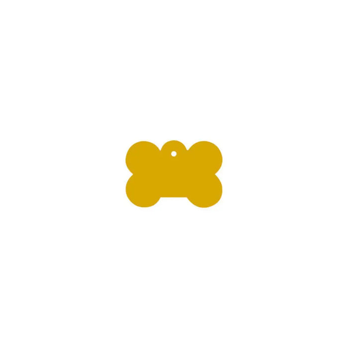 Identification plate Imarc Bone Yellow Golden - Домашни Животни<<<Дом Градина<<<BigBuy&&&Пътуване и разходки<<<Домашни