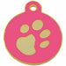 Identification plate Imarc Circle Pink Golden - Домашни Животни<<<Дом Градина<<<BigBuy&&&Пътуване и разходки<<<Домашни