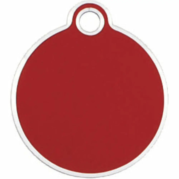 Identification plate Imarc Circle Red - Домашни Животни<<<Дом Градина<<<BigBuy&&&Пътуване и разходки<<<Домашни