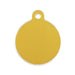 Identification plate Imarc Circle Yellow Golden - Домашни Животни<<<Дом Градина<<<BigBuy&&&Пътуване и