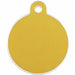 Identification plate Imarc Circle Yellow Golden - Домашни Животни<<<Дом Градина<<<BigBuy&&&Пътуване и