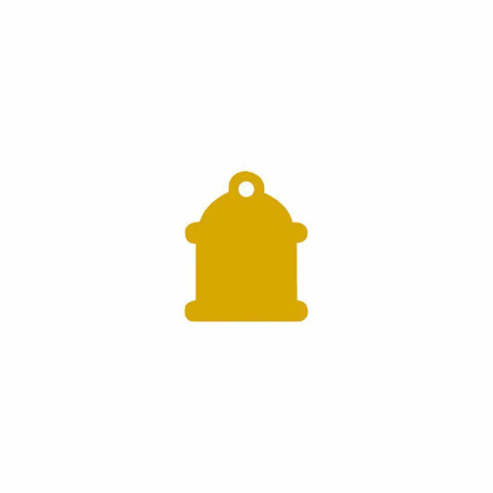 Identification plate Imarc Classic Yellow Golden - Домашни Животни<<<Дом Градина<<<BigBuy&&&Пътуване и