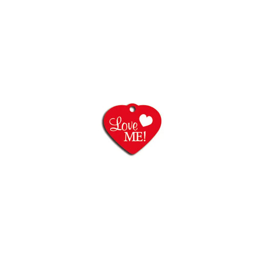 Identification plate Imarc Heart Red - Домашни Животни<<<Дом Градина<<<BigBuy&&&Пътуване и разходки<<<Домашни