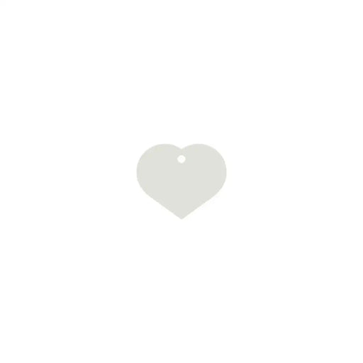 Identification plate Imarc Heart White - Домашни Животни<<<Дом Градина<<<BigBuy&&&Пътуване и разходки<<<Домашни