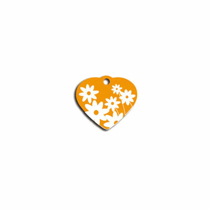 Identification plate Imarc Heart Yellow Orange - Домашни Животни<<<Дом Градина<<<BigBuy&&&Пътуване и разходки<<<Домашни
