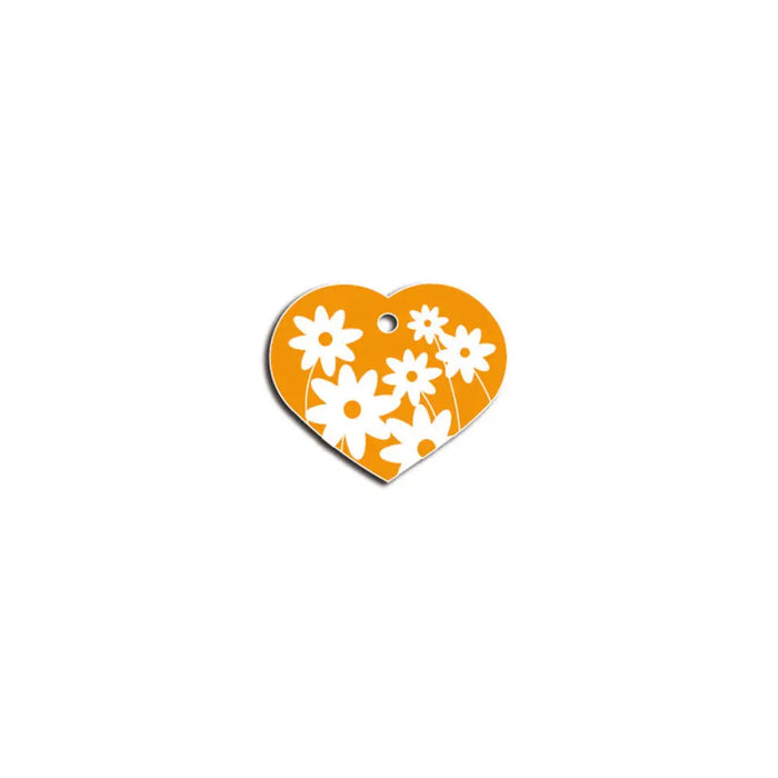 Identification plate Imarc Heart Yellow Orange - Домашни Животни<<<Дом Градина<<<BigBuy&&&Пътуване и разходки<<<Домашни