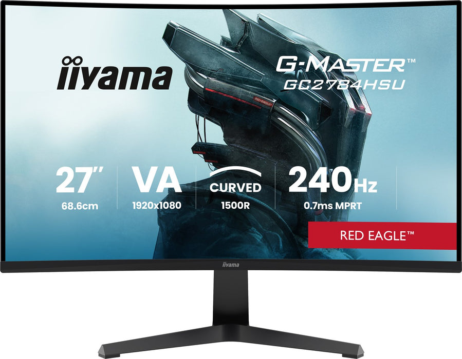 iiyama G-MASTER GC2784HSU-B1 computer monitor 68.6 cm (27") 1920 x 1080 pixels Full HD LCD Black