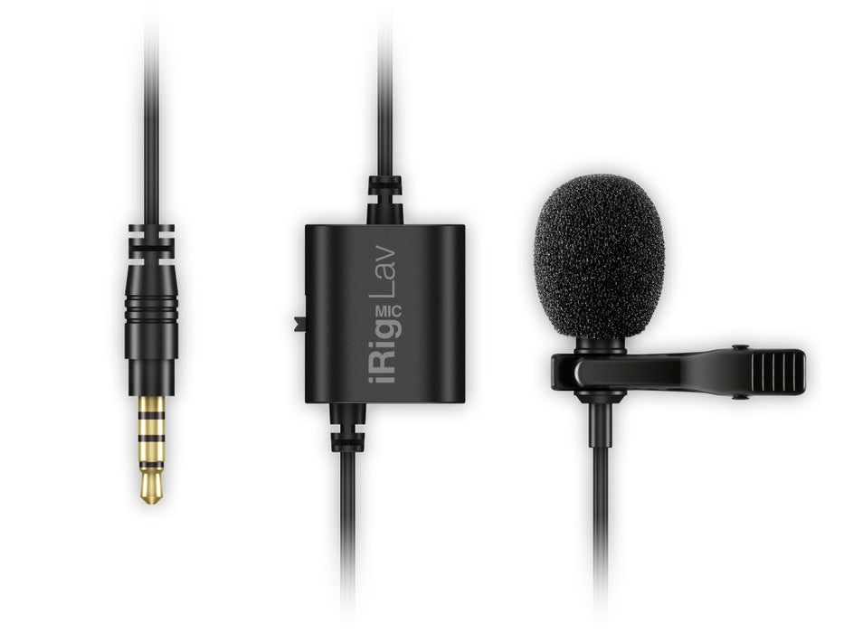 IK Multimedia iRig Mic Lav Black Clip-on microphone