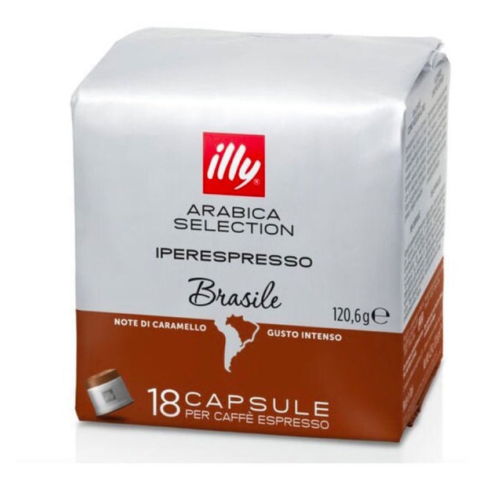 Coffee capsules ILLY iperEspresso Brazil - 18 pieces
