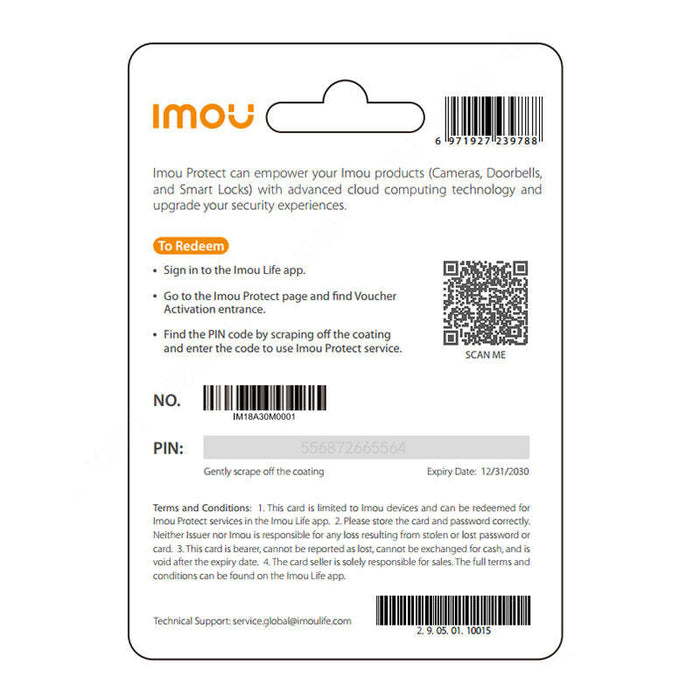 IMOU Protect Plus Gift Card (Annual Plan) - Other<<<IT Accessories<<<InnproXML&&&Video camerasCIP-KAM<<<IP