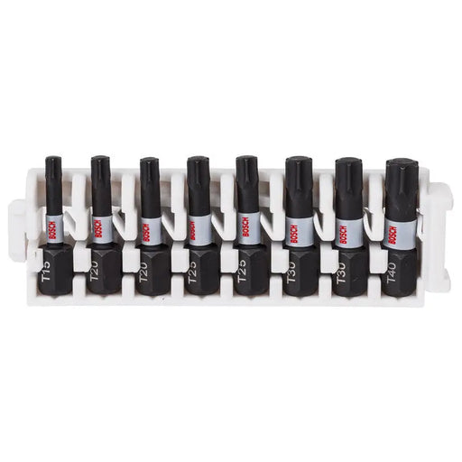 IMPACT BITS T15-T40 8 COUNT 25 MM BOSCH IMPACT CONTROL - Битове и накрайници<<<Консумативи за