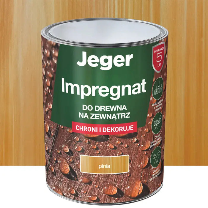 IMPREGNANT FOR PINE WOOD 5 L JEGER - Импрегнанти<<<Лакове и импрегнанти за дърво<<<Бои и