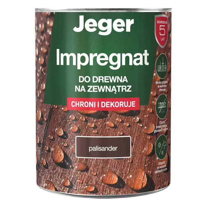 IMPREGNANT FOR ROSEWOOD WOOD 5 L JEGER - Импрегнанти<<<Лакове и импрегнанти за дърво<<<Бои и