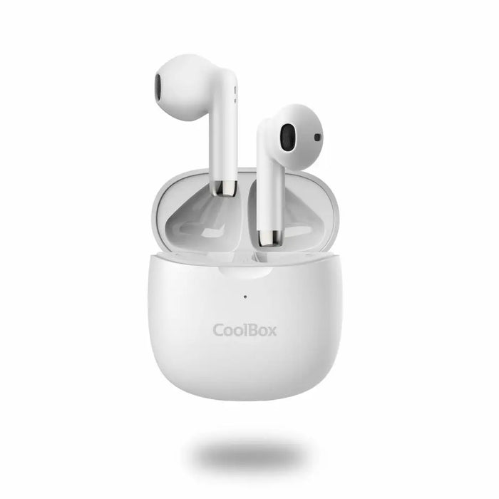 In-ear Bluetooth Headphones CoolBox COO-AUB-TWS01 White - Електроника Звук<<<Компютри| Електроника<<<BigBuy&&&Безжични