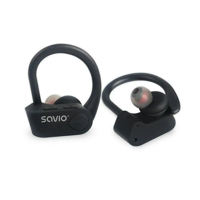 In-ear Bluetooth Headphones Savio TWS-03 Black Graphite - Безжични слушалки<<<Електроника Звук<<<Компютри|