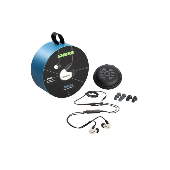 In ear headphones Shure 010-21-134 White Black - Микрофони и слушалки<<<Електроника Периферни и резервни