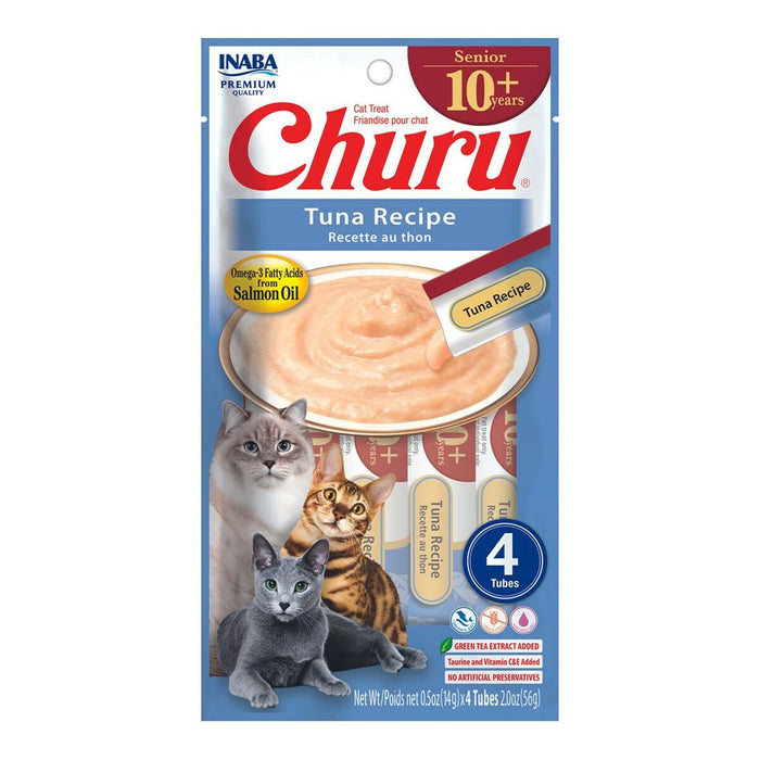 Snack for Cats Inaba Churu Senior Tuna Recipe Fish