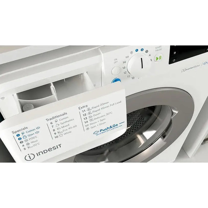 Indesit BWE 91496X WSV EE washing machine 1400 rpm 9.00 kg A White - Перални<<<Домакински електроуреди<<<ZoraSite