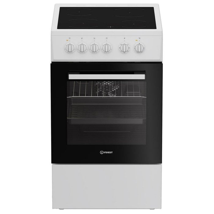 Cooker with ceramic hob Indesit I5V8PMW
