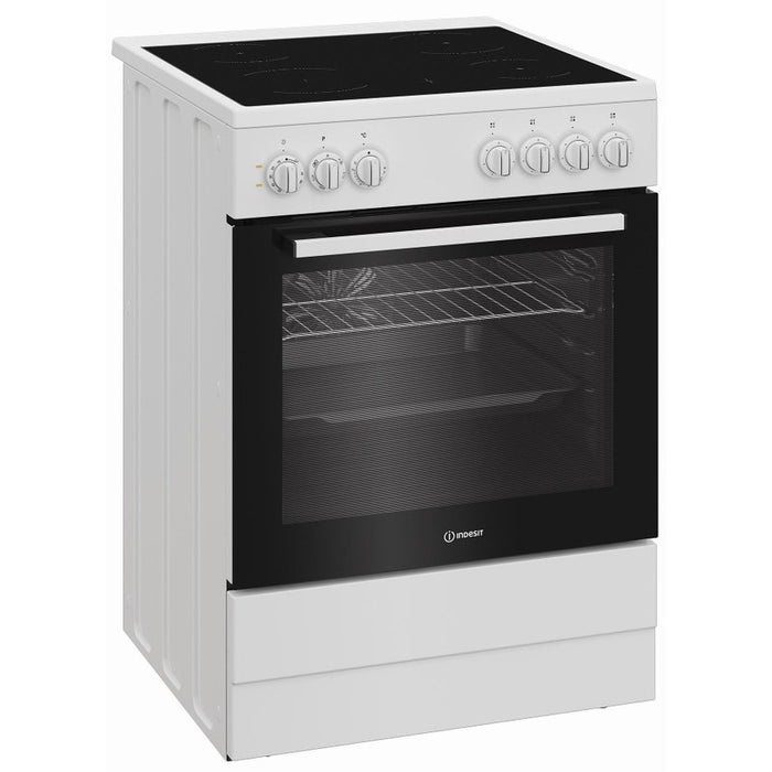 Cooker with ceramic hob Indesit I6V5PMW