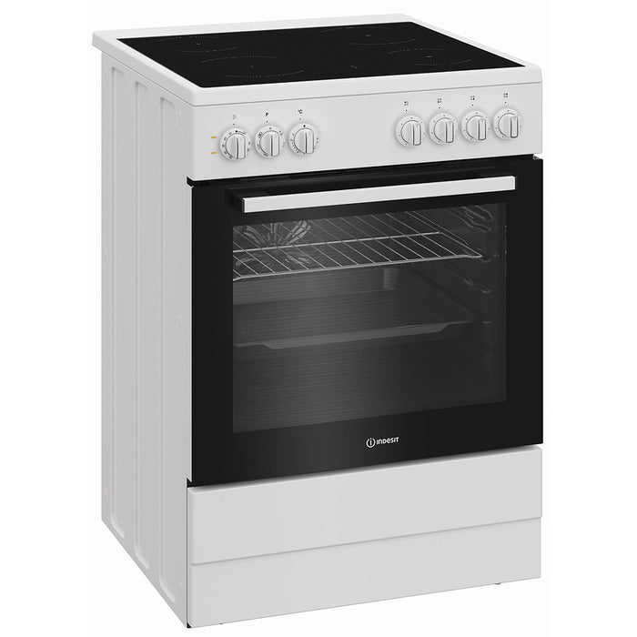 Cooker with ceramic hob Indesit I6V5PMW