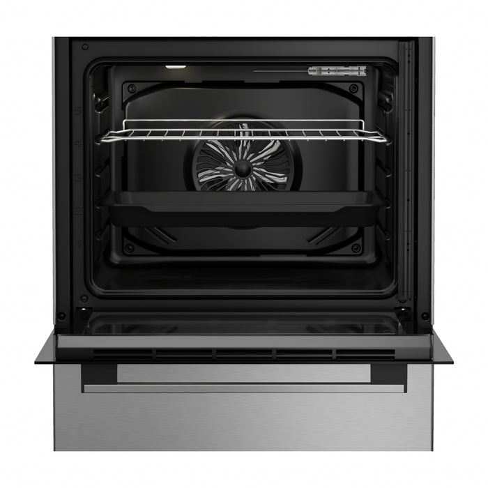 Indesit I6V8KMX ceramic hob cooker
