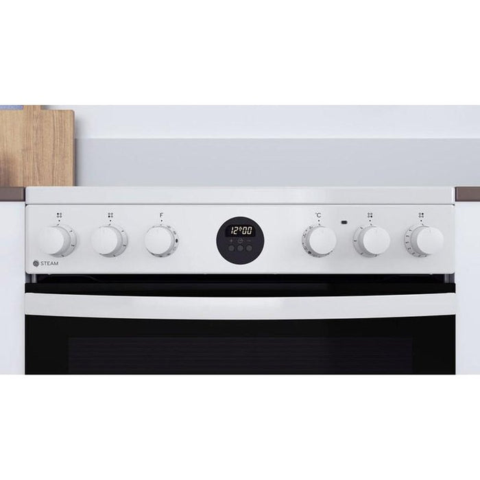 Electric cooker Indesit IS67V8CHW/E***, White, Ceramic