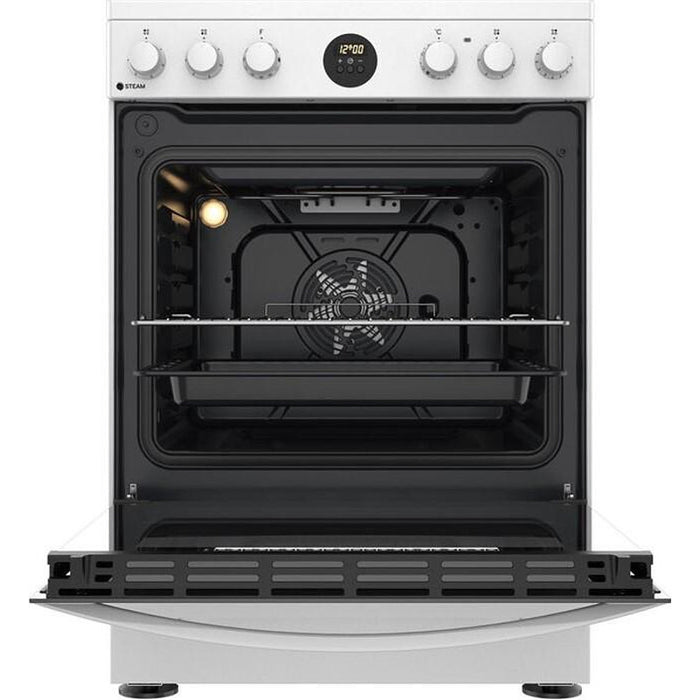 Cooker (electric) Indesit IS67V8CHW/E***, Ceramic, White