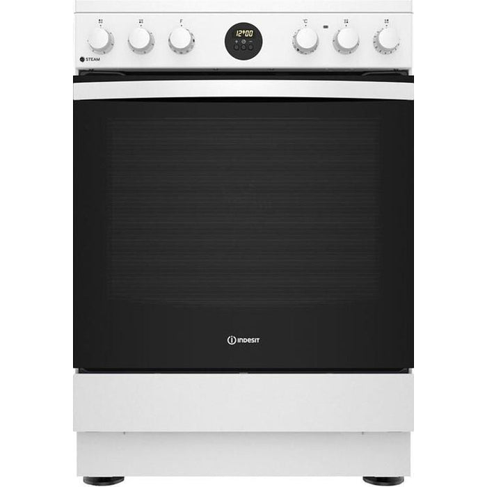 Cooker (electric) Indesit IS67V8CHW/E***, Ceramic, White