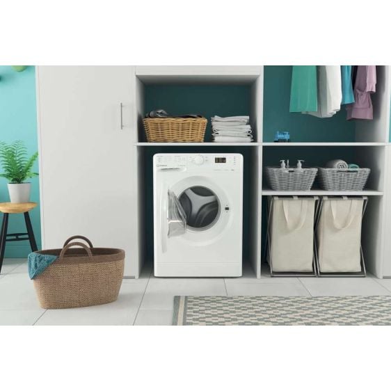 Washing machine INDESIT MTWA 81495 W EU, 8 kg, 1400 rpm.