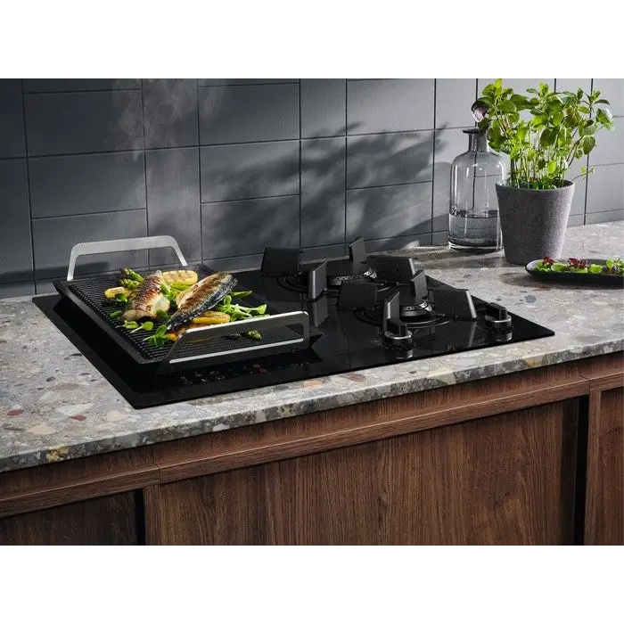 Induction-gas hob ELECTROLUX KDI641723K 800 Mixed 60 cm Black - Built-in hot platesAGD-PGZ<<<Home Appliance