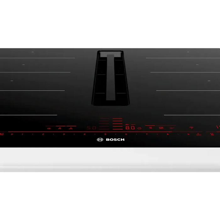Induction hob with built-in ventilation BOSCH PXX801D67E 80 cm flush mount - Плотове<<<BOSCH