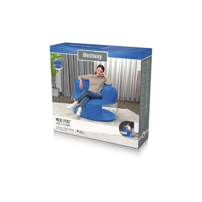 INFLATABLE CHAIR Ф112X70CM BESTWAY 75138 - Надуваеми фотьойли<<<Басейни плажни артикули и