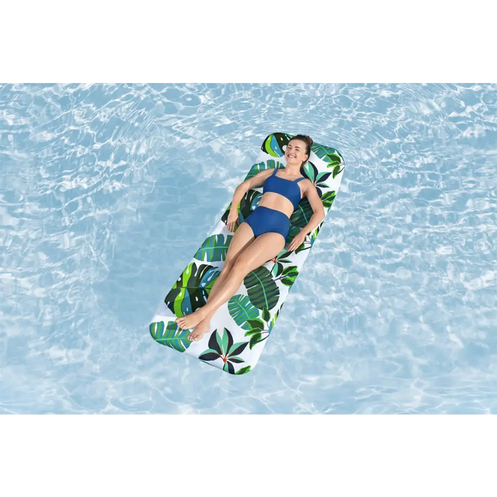 INFLATABLE MATTRESS 183X73CM WITH TEXTILE BESTWAY 43731 - For swimmingZOG-DOP<<<(Games and toys) Garden