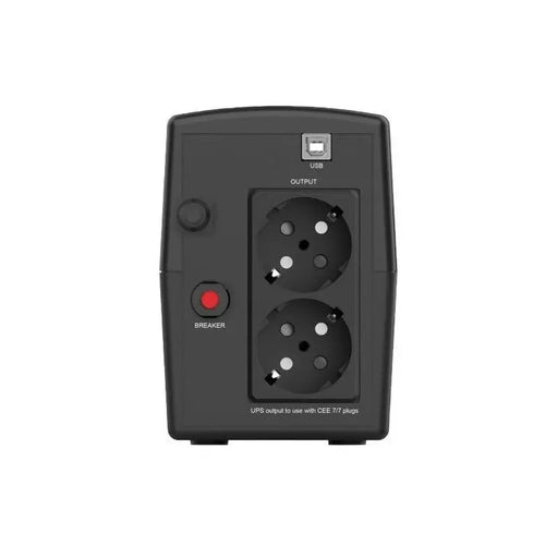 Infosec INF_661055 Backup Power Supply UPS X1+ 500 500VA 300W 2× FR/Schuko - UPSZSI-UPS<<<Emergency power
