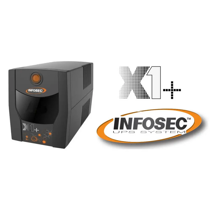 Infosec UPS X1+ 1000 Backup Power Supply 1000VA 500W 2× FR/Schuko - UPSZSI-UPS<<<Emergency power systemZSI<<<ActionPL