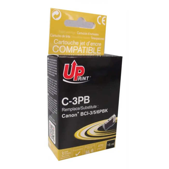 Ink cartridge UPRINT BCI3/BCI5/BCI6 CANON Photo black - Касети за струйни принтери<<<Принтери скенери и