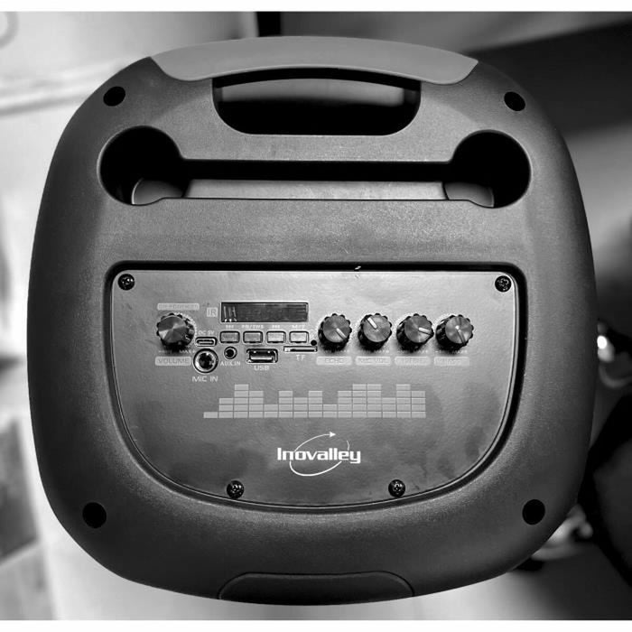 Portable Speaker Inovalley KA123-XXL Black 900 W