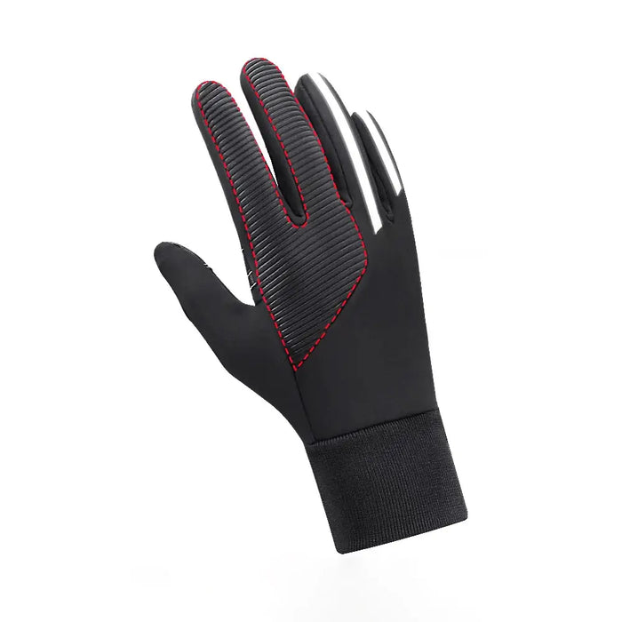 Insulated anti-slip sports phone gloves (size XL) - black - Cycling gloves<<<HurtelXML
