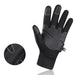 Insulated non-slip sports phone gloves (size L) - black - Cycling gloves<<<HurtelXML