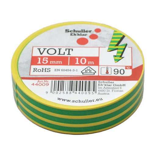INSULATING TAPE 10 M/15 MM VDE SCHULLER - Изолационни материали<<<Електроматериали<<<Строителни