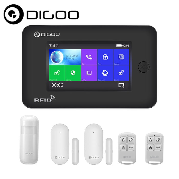 Intelligent home alarm system Digoo DG-HAMA 433MHz GSM WIFI